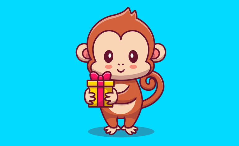 The Case Of Monkey Holding Box